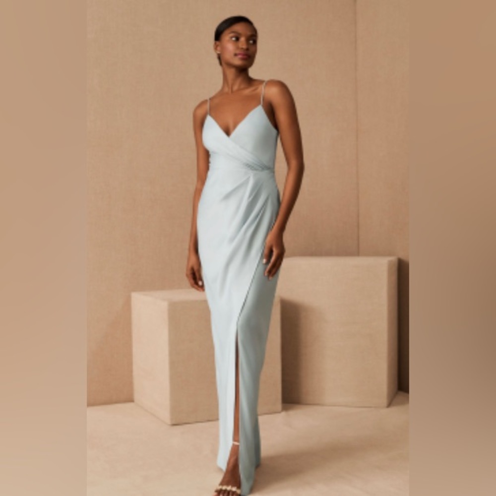 BHLDN Freya Satin Charmeuse Dress-Never Worn